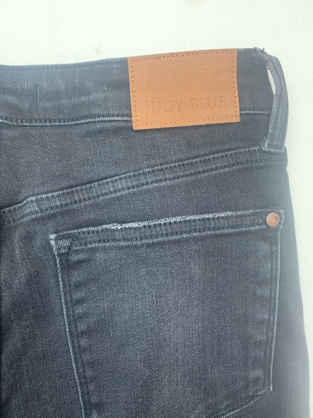 Judy Blue 7 28 straight fit Women’s Black High-Rise Jeans casual denim - Picture 10 of 11